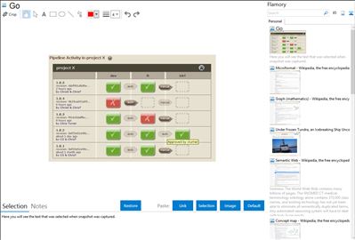 Go - Flamory bookmarks and screenshots