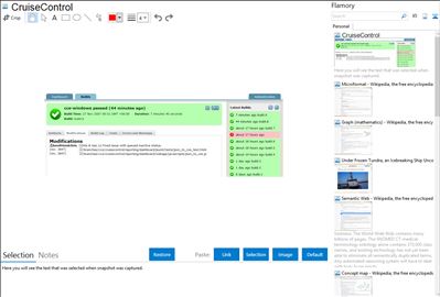 CruiseControl - Flamory bookmarks and screenshots