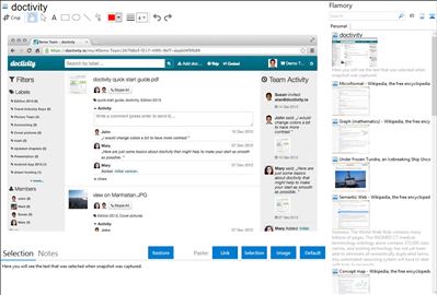 doctivity - Flamory bookmarks and screenshots