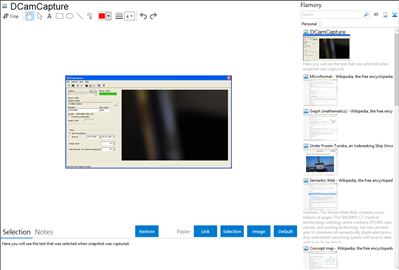 DCamCapture - Flamory bookmarks and screenshots