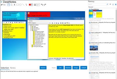 DeskNotes - Flamory bookmarks and screenshots