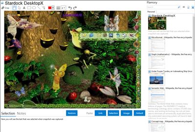 Stardock DesktopX - Flamory bookmarks and screenshots