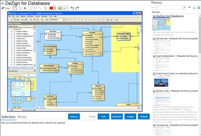 DeZign for Databases - Flamory bookmarks and screenshots