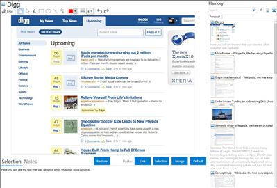 Digg - Flamory bookmarks and screenshots