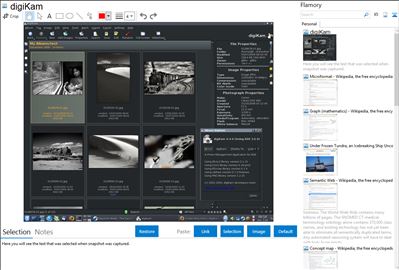 digiKam - Flamory bookmarks and screenshots