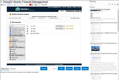 Dome9 Ubuntu Firewall Management - Flamory bookmarks and screenshots