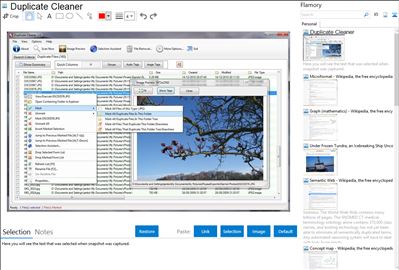 Duplicate Cleaner - Flamory bookmarks and screenshots