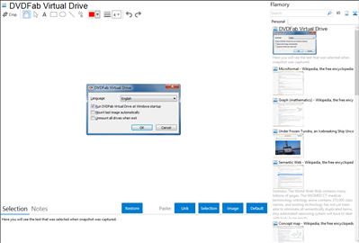DVDFab Virtual Drive - Flamory bookmarks and screenshots