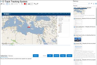 E-Track Tracking System - Flamory bookmarks and screenshots