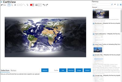 EarthView - Flamory bookmarks and screenshots