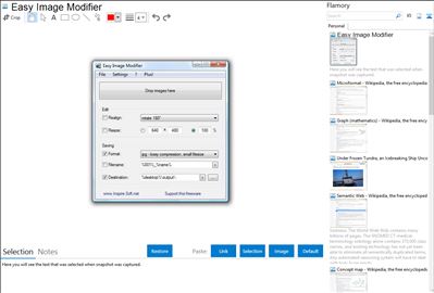 Easy Image Modifier - Flamory bookmarks and screenshots