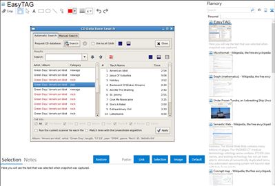 EasyTAG - Flamory bookmarks and screenshots