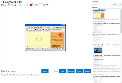 EasyWebEditor - Flamory bookmarks and screenshots