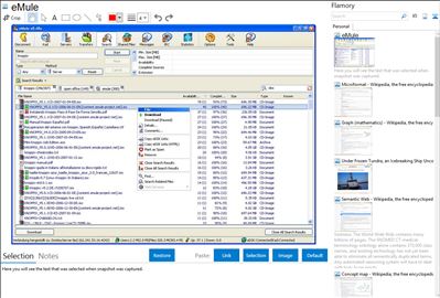 eMule - Flamory bookmarks and screenshots