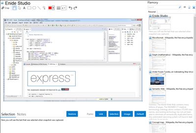 Enide Studio - Flamory bookmarks and screenshots