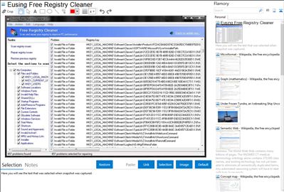 Eusing Free Registry Cleaner - Flamory bookmarks and screenshots
