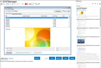 EXIFManager - Flamory bookmarks and screenshots