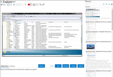 Explorer++ - Flamory bookmarks and screenshots