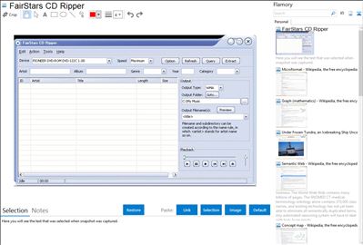 FairStars CD Ripper - Flamory bookmarks and screenshots