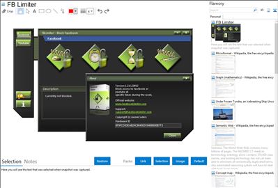 FB Limiter - Flamory bookmarks and screenshots