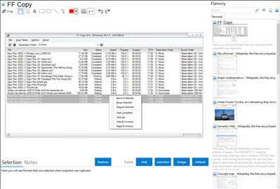 FF Copy - Flamory bookmarks and screenshots