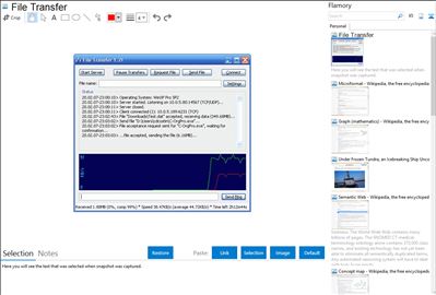 File Transfer - Flamory bookmarks and screenshots