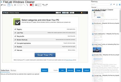 FileLab Windows Cleaner - Flamory bookmarks and screenshots