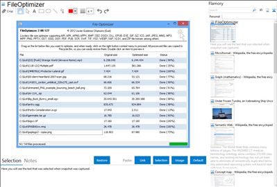 FileOptimizer - Flamory bookmarks and screenshots