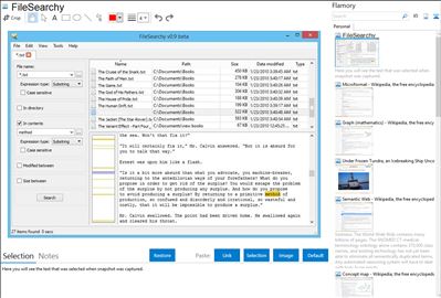 FileSearchy - Flamory bookmarks and screenshots
