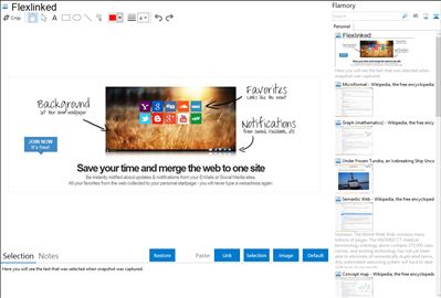 Flexlinked - Flamory bookmarks and screenshots