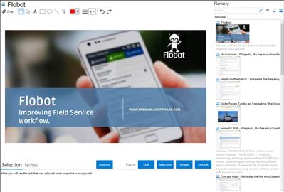 Flobot - Flamory bookmarks and screenshots