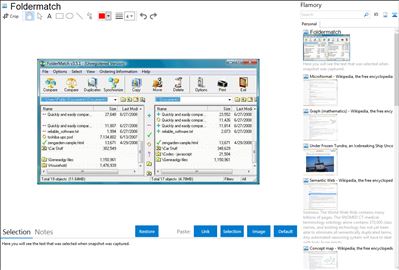 Foldermatch - Flamory bookmarks and screenshots