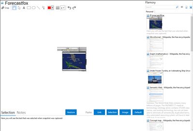 Forecastfox - Flamory bookmarks and screenshots