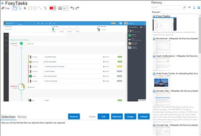 FoxyTasks - Flamory bookmarks and screenshots