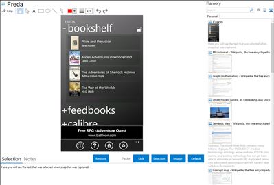 Freda - Flamory bookmarks and screenshots
