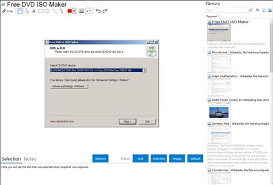 Free DVD ISO Maker - Flamory bookmarks and screenshots