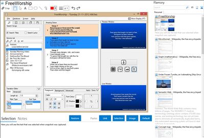 FreeWorship - Flamory bookmarks and screenshots