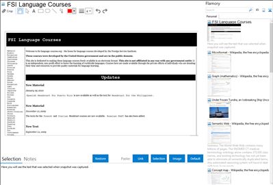 FSI Language Courses - Flamory bookmarks and screenshots