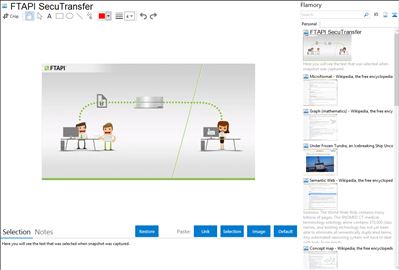 FTAPI SecuTransfer - Flamory bookmarks and screenshots