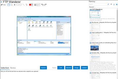FTP Wanderer - Flamory bookmarks and screenshots