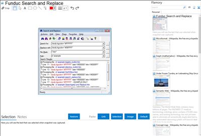 Funduc Search and Replace - Flamory bookmarks and screenshots