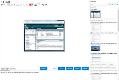 Fuser - Flamory bookmarks and screenshots