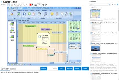 Gantt Chart - Flamory bookmarks and screenshots