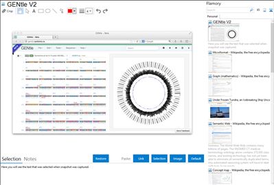 GENtle V2 - Flamory bookmarks and screenshots