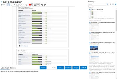 Get Localization - Flamory bookmarks and screenshots