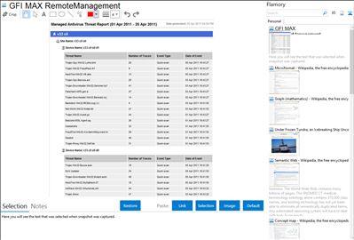 GFI MAX RemoteManagement - Flamory bookmarks and screenshots