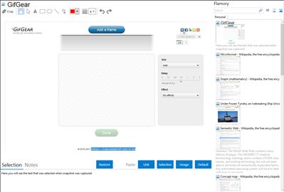 GifGear - Flamory bookmarks and screenshots