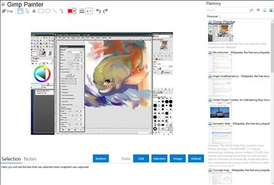 Gimp Painter - Flamory bookmarks and screenshots