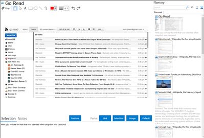 Go Read - Flamory bookmarks and screenshots