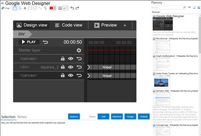 Google Web Designer - Flamory bookmarks and screenshots